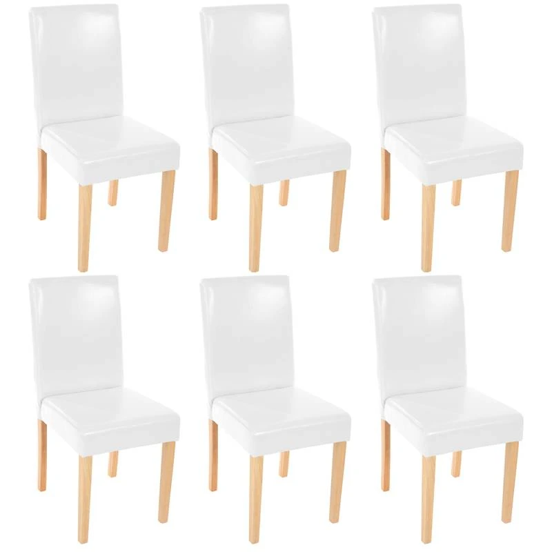 Chaise Littau Simlicuir Lot De 6 7 Chaise Littau Simlicuir Lot De 6 – Image 5