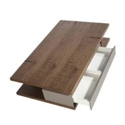Table Basse Rectangulaire En Noyer -Promos Meubles Boutique 08791acb1c054e038a5291115209f2f8
