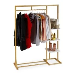 Portant à Vêtement En Bambou