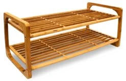 Étagère à Chaussures Bambou Rangement