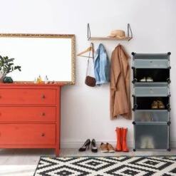 Meuble à Chaussures Avec 6 Casiers -Promos Meubles Boutique 0e084ae16ba94a53bc5ba8ceaa56f770