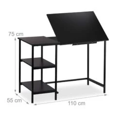 Bureau Inclinable Avec 3 étagères -Promos Meubles Boutique 0e32582894aa48ceb749d795255d7c0a
