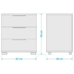 Table De Nuit Easy Plus II 17 Table De Nuit Easy Plus II -Promos Meubles Boutique 1000116689 211221 140451000530 SKETCH DETAILS P000000001000116689 sketch