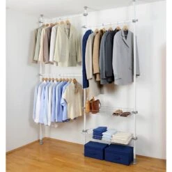 Wenko Penderie Télescopique Herkules Duo -Promos Meubles Boutique 1000138147 181112 08283840 GALLERYIMAGES P000000001000138147