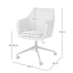 Chaise De Bureau Pivotante NICHOLAS -Promos Meubles Boutique 1000153565 230912 500 SKETCH DETAILS P000000001000153565 sketch