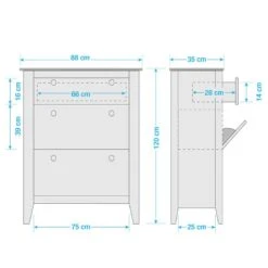 Meuble à Chaussures Belleria 29 Meuble à Chaussures Belleria -Promos Meubles Boutique 1000187587 200214 06021600016 SKETCH DETAILS P000000001000187587 sketch