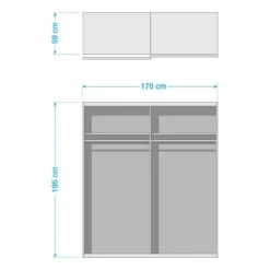 Armoire Coulissante Niceville III -Promos Meubles Boutique 1000209294 200406 14521200005 SKETCH DETAILS P000000001000209294 sketch
