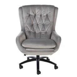Fauteuil De Bureau Bracon Velours -Promos Meubles Boutique 1000272625 220629 030 DETAILS P000000001000272625