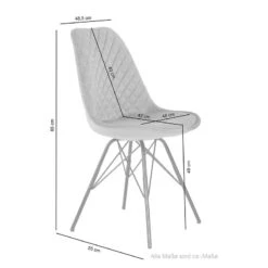 Chaises Capitonnées Flekke I (lot De 2) -Promos Meubles Boutique 1000281526 210929 094148000520 SKETCH DETAILS P000000001000281526 sketch