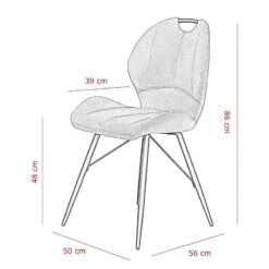 Chaise Capitonnée Glin -Promos Meubles Boutique 1000309932 211117 170531000589 SKETCH DETAILS P000000001000309932 sketch