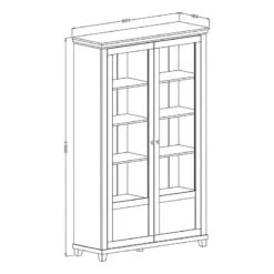 Vitrine Haute Emmanuela -Promos Meubles Boutique 1000339983 220317 500 SKETCH DETAILS P000000001000339983 sketch