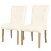 Chaises Capitonnées Nerra - Lot De 2 1 Chaises Capitonnées Nerra - Lot De 2 -Promos Meubles Boutique 1000363039 230616 010 IMAGE P000000001000363039
