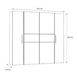 Armoire Claris -Promos Meubles Boutique 1000365753 220901 500 SKETCH DETAILS P000000001000365753 sketch