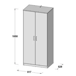 Armoire Naja III 13 Armoire Naja III -Promos Meubles Boutique 1000365865 220909 500 SKETCH DETAILS P000000001000365865 sketch