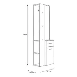 Ensemble D’entrée Compact Uvero -Promos Meubles Boutique 1000368196 221213 500 SKETCH DETAILS P000000001000368196 sketch
