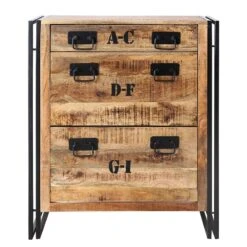 Meuble à Chaussures En Bois Massif Iron -Promos Meubles Boutique 1000371218 230420 030 DETAILS P000000001000371218