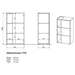 Armoire De Bureau Olvera -Promos Meubles Boutique 1000371275 230301 500 SKETCH DETAILS P000000001000371275 sketch