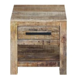 Chevet En Bois Massif Rudnia -Promos Meubles Boutique 1000371942 230418 040 DETAILS P000000001000371942