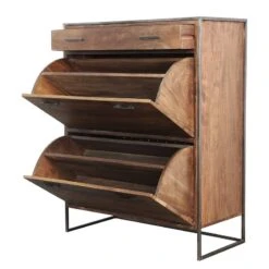 Meuble à Chaussures Bois Massif Tucson 9 Meuble à Chaussures Bois Massif Tucson -Promos Meubles Boutique 1000376085 230802 030 DETAILS P000000001000376085