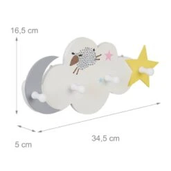Portemanteau Nuage, Lune, étoile -Promos Meubles Boutique 1022d761abc34635a4cef4162a3493c9