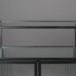 Vitrine 2 Portes Métal Et Verre Trempé -Promos Meubles Boutique 18af84a1362e47ccb2031659b632da62