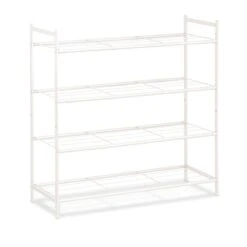 Étagère à Chaussures Empilable 4 Niveaux -Promos Meubles Boutique 194769fd4b544abfbd4f60ce436b48f3