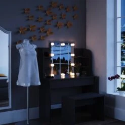 Coiffeuse Charlotte Blanc Avec Banc -Promos Meubles Boutique 1dcbd9eeace1423dbb5521e766807bb6