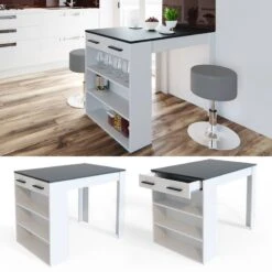 Table De Bar Repose Blanche/anthracite -Promos Meubles Boutique 217d73c44f7f4e23bbc0d9b413b97a98