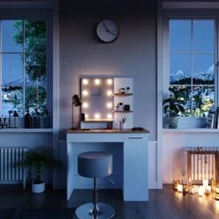 Coiffeuse Julia Avec Tabouret Et LED 41 Coiffeuse Julia Avec Tabouret Et LED -Promos Meubles Boutique 22edb2477bc840e89332ad06e023c74d