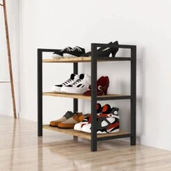 Étagère à Chaussures Sømna à 3 Niveaux -Promos Meubles Boutique 279353f5c581431da708ba7007cf59f1