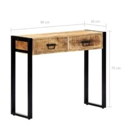 VIDAXL Table D'appoint -Promos Meubles Boutique 28a2aafb592b4ed8a9a1434e0575f140