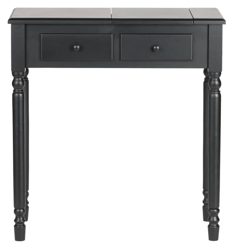 WOOOD Coiffeuse En Bois Noir 3 WOOOD Coiffeuse En Bois Noir