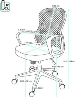 KAYELLES Fauteuil Bureau Inclinable FEST -Promos Meubles Boutique 335d8d7987164d81927e9c58aa3cc832