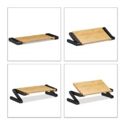 Support à Ordinateur Portable Bambou Alu -Promos Meubles Boutique 34113e92266e44f1adeb511df5210fc2