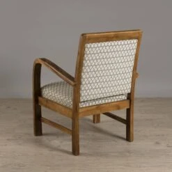 Fauteuil Hexago En Teck Tissu Vert -Promos Meubles Boutique 3883e62e38a940489126381072b6dbca