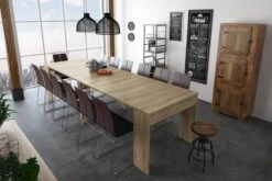 Console Extensible Jusqu'à 300cm Blanc -Promos Meubles Boutique 3d989d24d186482e882e41c5a4df7a27