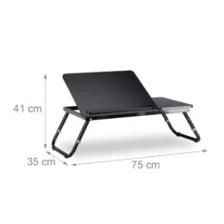 1x Table D'ordinateur Portable Noir -Promos Meubles Boutique 3d9fe6987df942f79a92edcdf3508e0b
