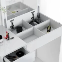 Coiffeuse Lotos Blanc -Promos Meubles Boutique 41fb02ec56014b1fb03e31bf466b1bb6