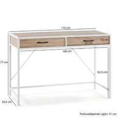 Bureau Tulum 2 Rayons, 110 Cm -Promos Meubles Boutique 42db58b995a042bdb68a53461ed9ca3e