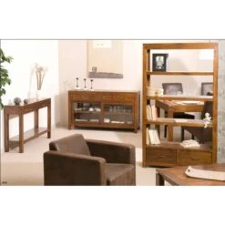 Console Moderne 2 Tiroirs -Promos Meubles Boutique 456927e0c2854df8b938fc891f486f0f