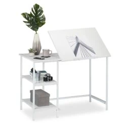 Bureau Inclinable Avec 3 étagères -Promos Meubles Boutique 5b97b11df092433c9bc41924e8b0a667