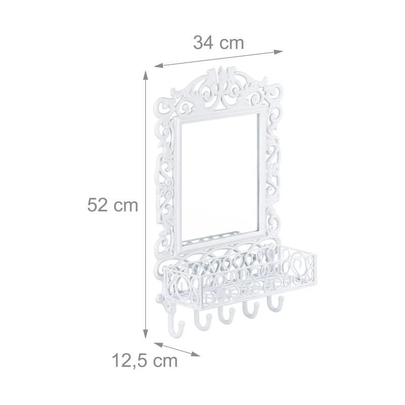 Porte-manteaux Mural Patères 5 Crochets 5 Porte-manteaux Mural Patères 5 Crochets – Image 3