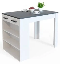 Table De Bar Repose Blanche/anthracite -Promos Meubles Boutique 5f99b68256af471b88e2a528c471b3cc.cropped 57 35 875 927.processed