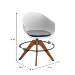 Fauteuil Pivotant DAVINA (Lot De 2) -Promos Meubles Boutique 5fe43508863542fe902eb6b2333b0753