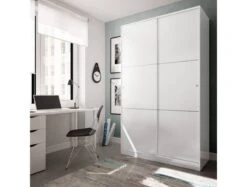 Armoire Penderie 2 Portes Coulissantes -Promos Meubles Boutique 60eb10644407483f9982c257ba88dc91