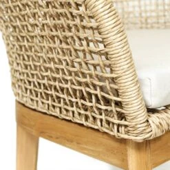 Kea - Chaise Dossier Arrondi En Teck Mas -Promos Meubles Boutique 6762efb19dae44169c13e1c6d1c934c4