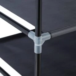 Portant à Vêtements Double En Métal -Promos Meubles Boutique 6d4b0acf8c0f49918ace31f1f5d72211