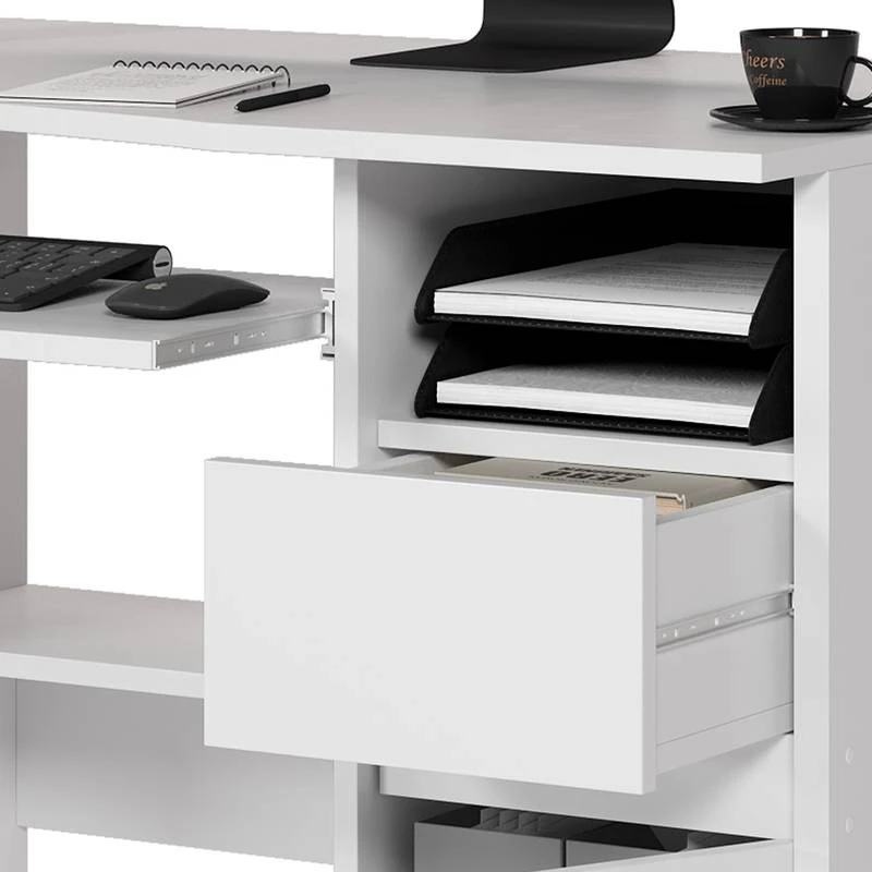 Bureau D'ordinateur Polo Blanc 8 Bureau D'ordinateur Polo Blanc – Image 6