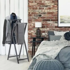 Valet De Chambre Blanc Pliable -Promos Meubles Boutique 779c98f57df34e818a0116dcba2496e5