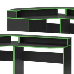 Bureau Ordinateur Kron Noir/vert Set 3 -Promos Meubles Boutique 786a721e4caf4755a20955b51404a889